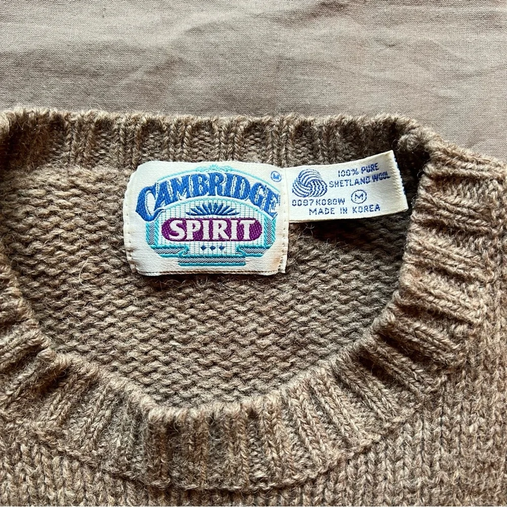 Vintage Wool Farm Sweater - Picture 2 of 3